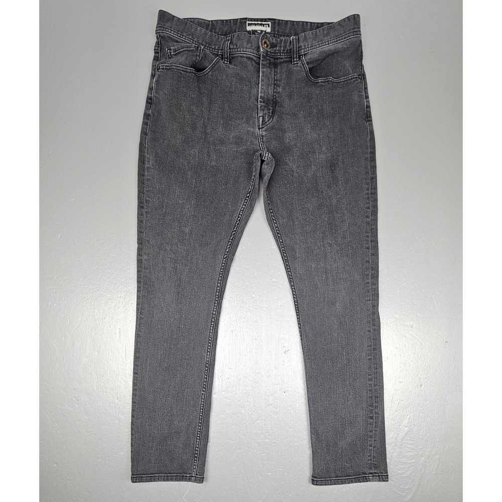 Travis Mathew Jeans Mens 36x30 Slim Fit Black 5‎ Pocket Denim Casual Preppy Golf